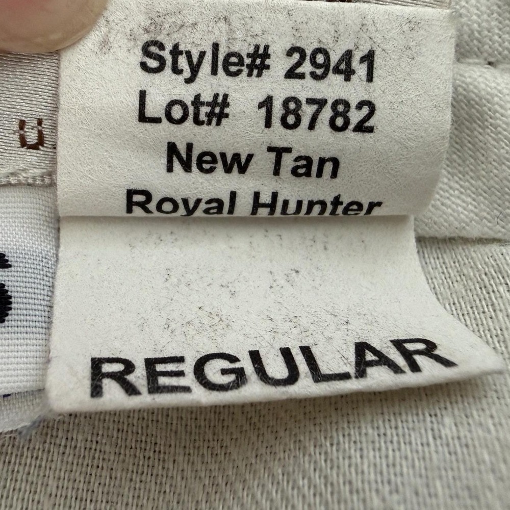 Wellington Collection‎ English Riding Breeches Tan Suede Knee 36 USA - Picture 7 of 8